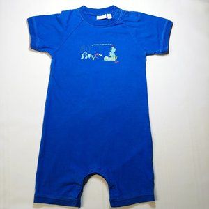 Mexx Blue My Invisible Friends & Me Print Romper